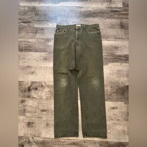 OLIVE GREEN GUESS JEANS
